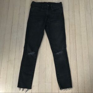 BDG Black High Waisted Ripped Jeans